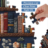 Floral Bookshelf Jigsaw Puzzles 1000 Pieces