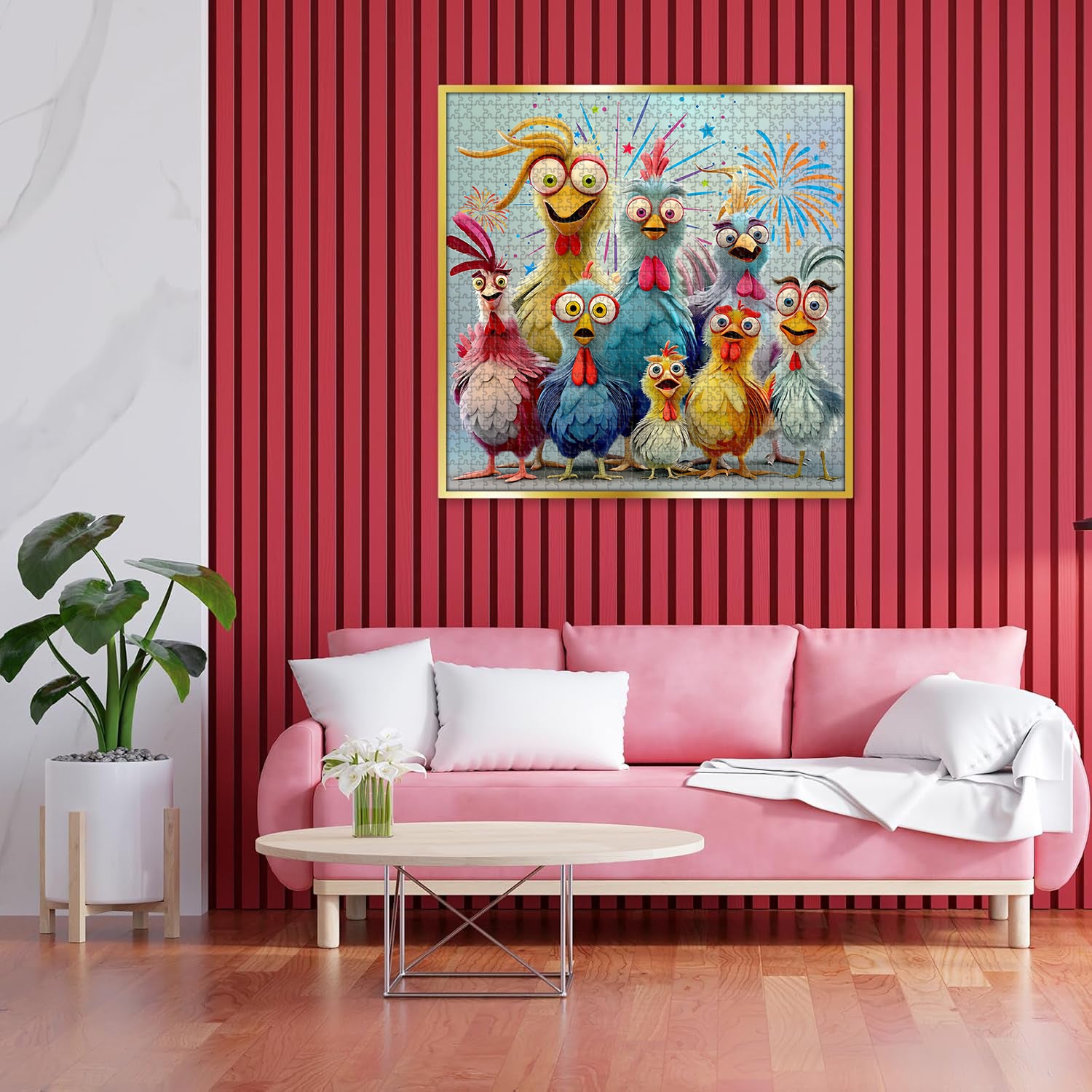 Chicken Family Jigsaw Puzzle 1000 Pieces