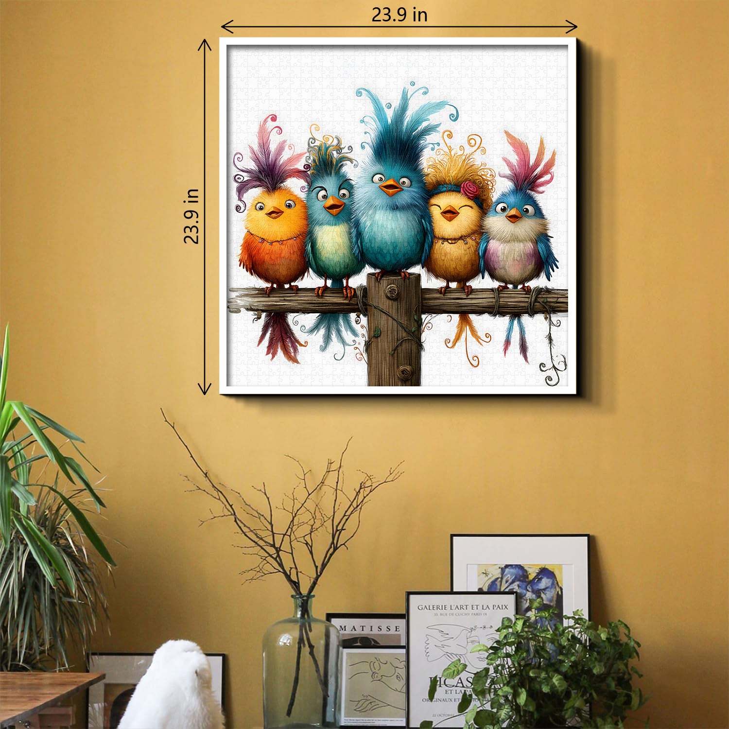 Cartoon Birds Jigsaw Puzzle 1000 Pieces