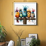 Cartoon Birds Jigsaw Puzzle 1000 Pieces