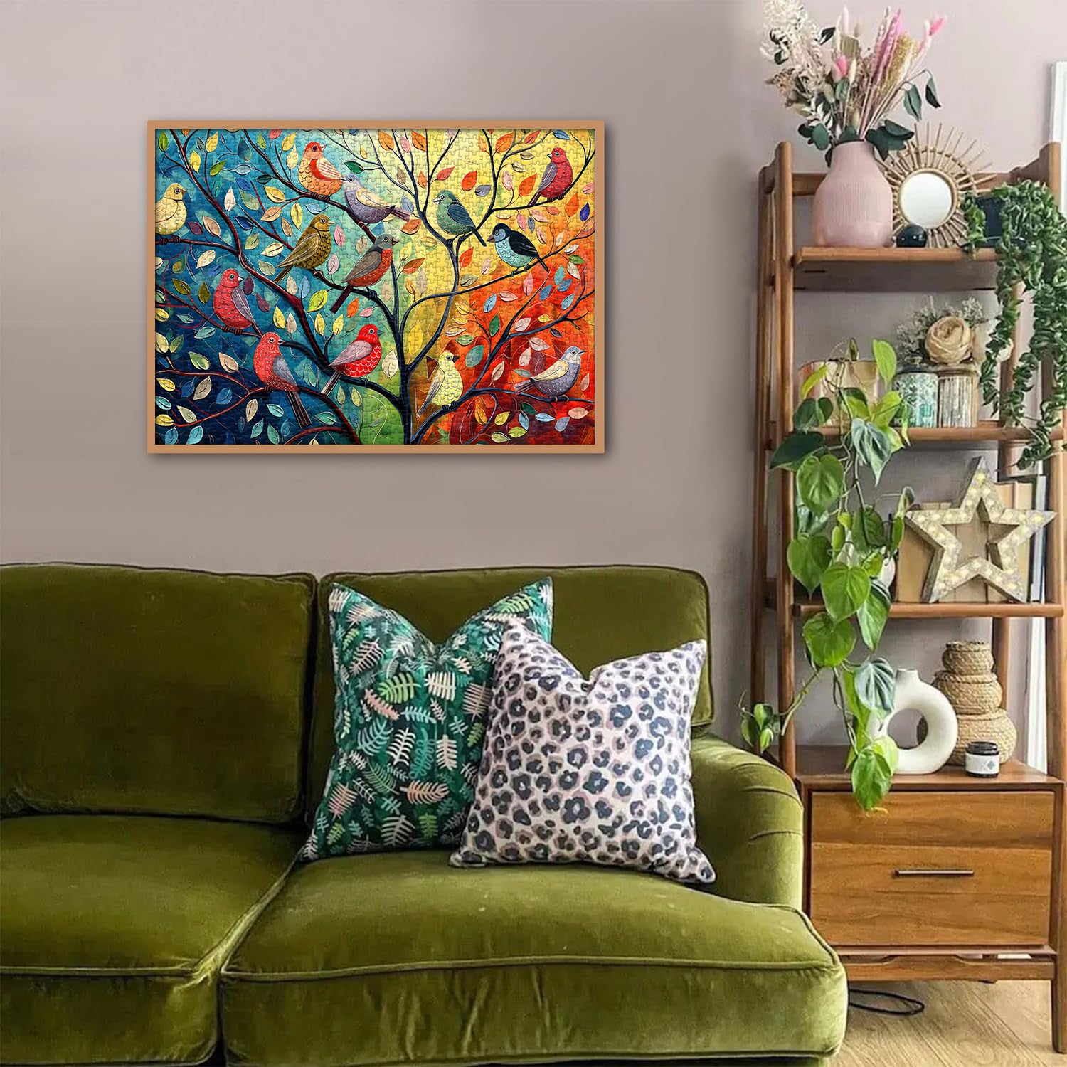 Blooming Flock jigsaw puzzle 1000 pieces
