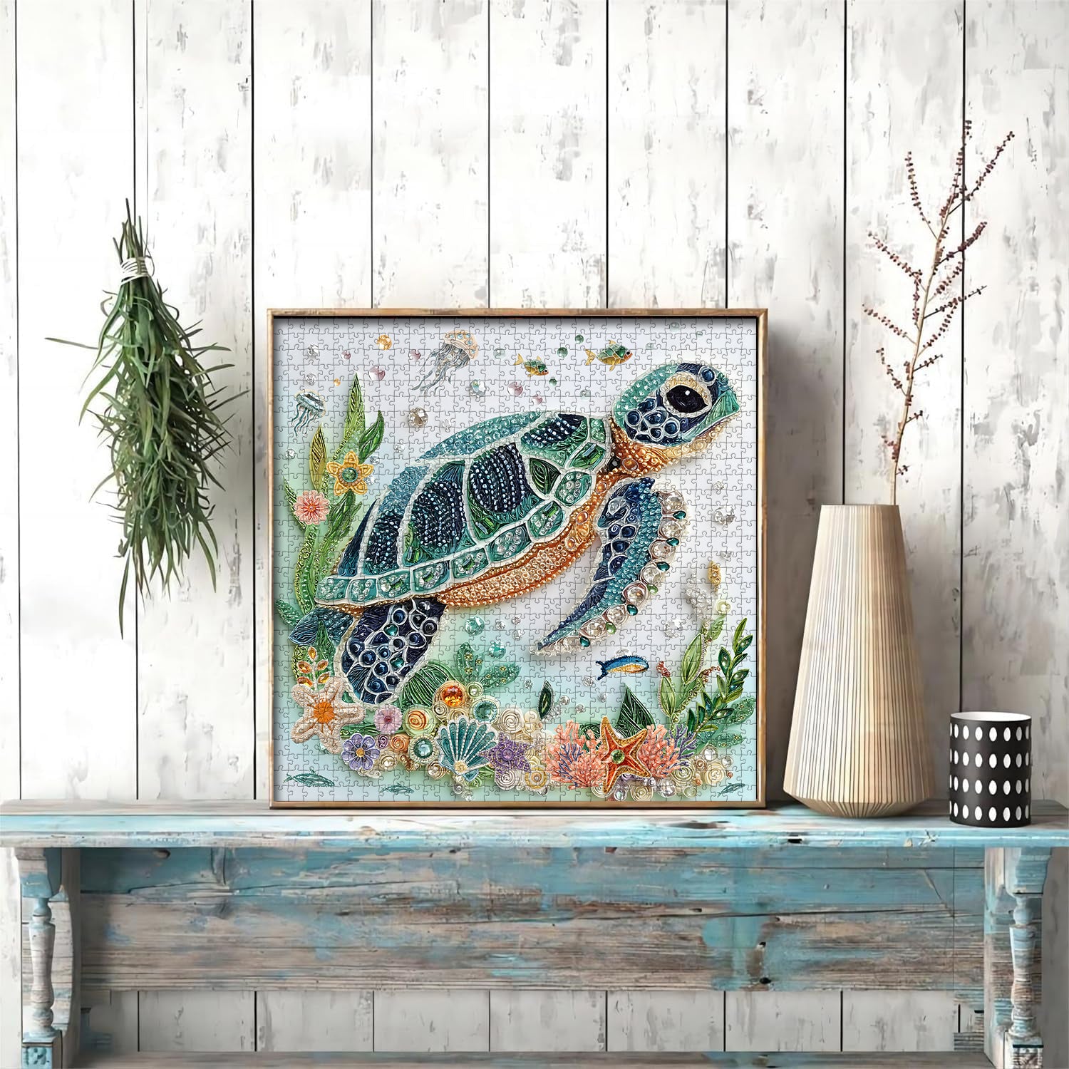 Dreamy Gem Turtle Jigsaw Puzzle 1000 Pieces