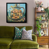 Glass Teapot House Jigsaw Puzzle 1000 Pieces