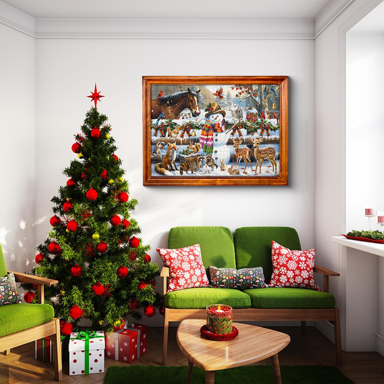 Christmas Animal Jigsaw Puzzles 1000 Pieces