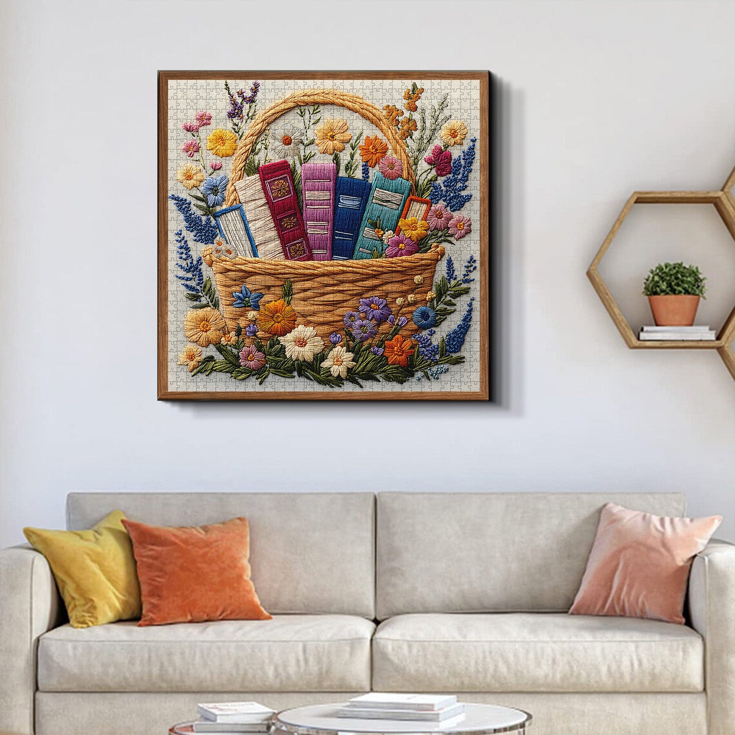 Blumenbücher Korbpuzzle 1000 Stücke