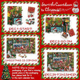 Yuletide Joy Advent Calendar Jigsaw Puzzle 1000 Pieces