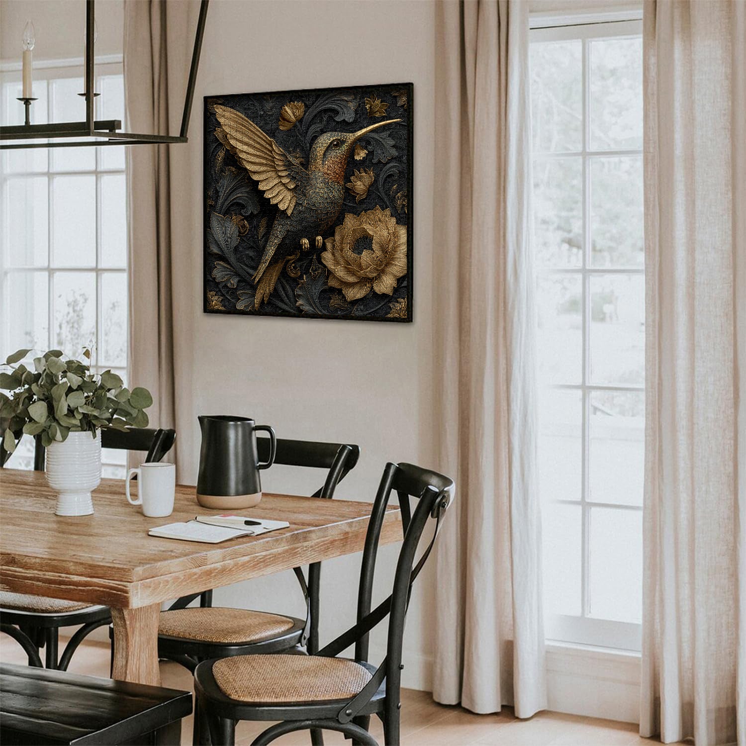 Golden Hummingbird Jigsaw Puzzle 1000 Pieces