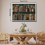 Blooming Bookshelf Jigsaw Puzzle 1000 Pieces