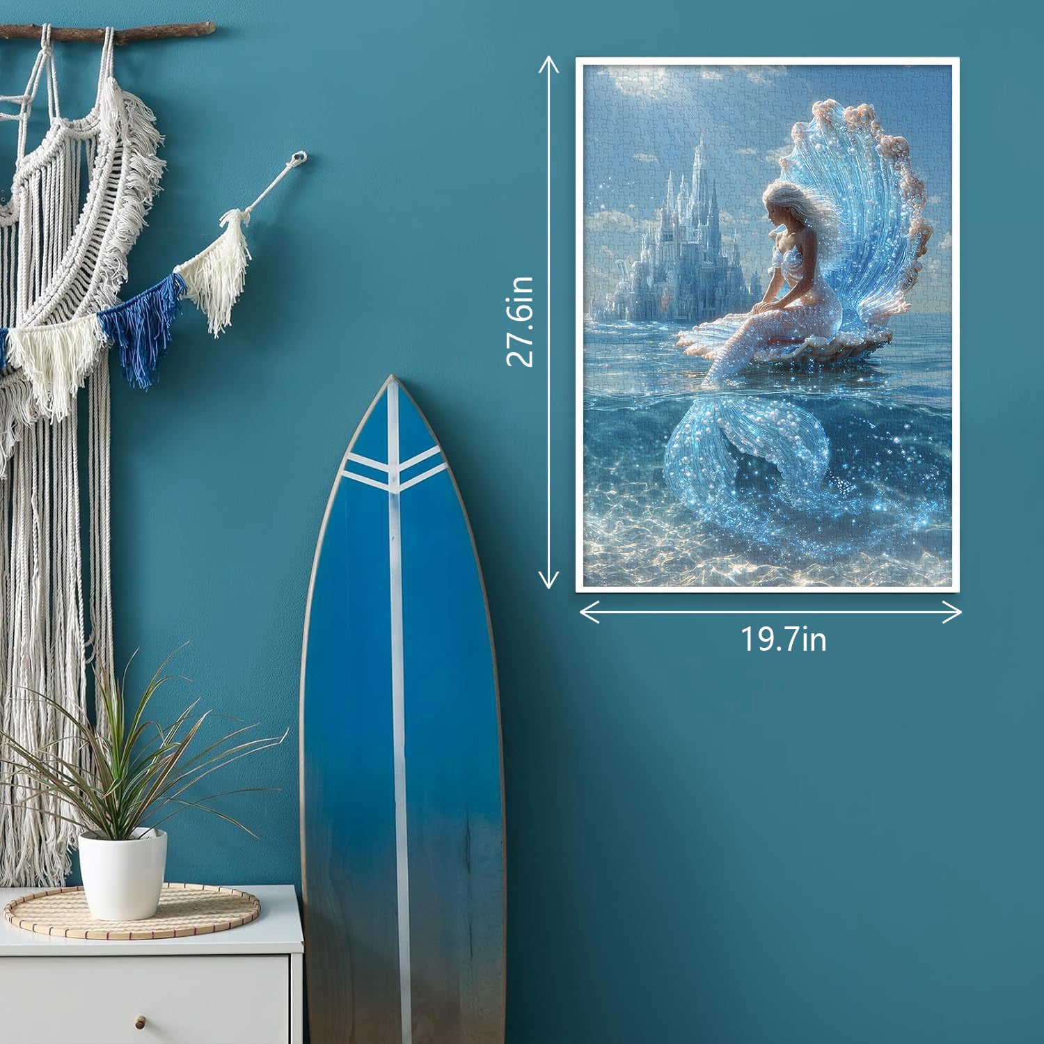 Sunlit Mermaid Jigsaw Puzzle 1000 Pieces