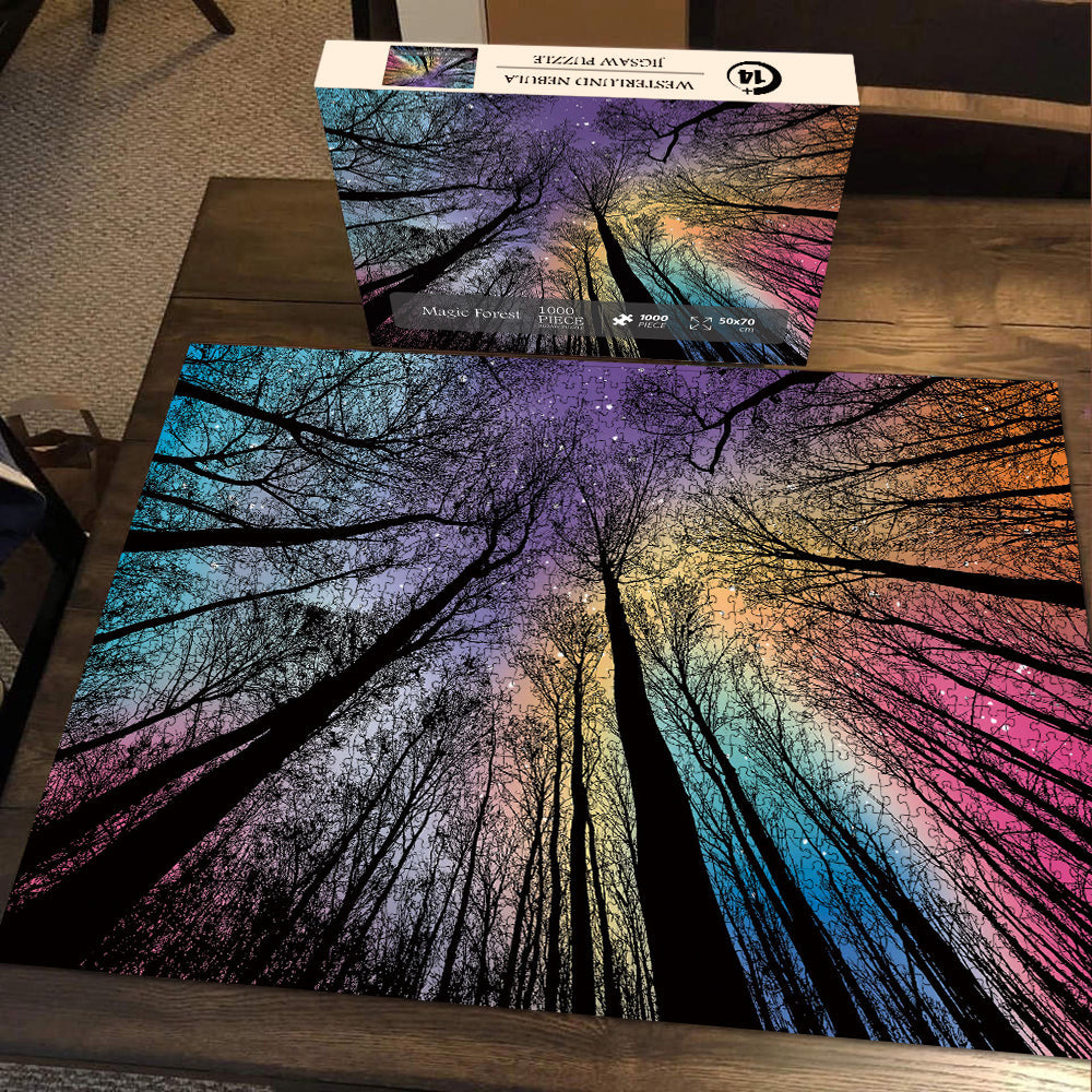 BBOLDIN® Buntes Magic Forest -Puzzles 1000 Stücke