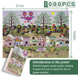 Bboldin® Confection Street Jigsaw Puzzles 1000 Pieces