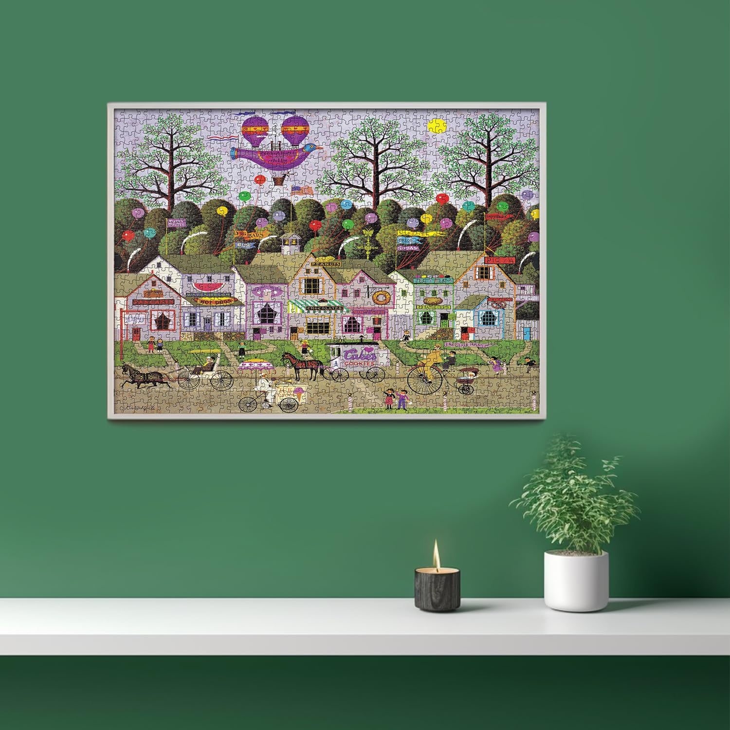 Bboldin® Confection Street Jigsaw Puzzles 1000 Pieces