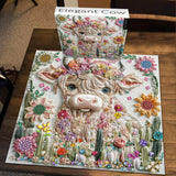 Elegantes Kuhpuzzle 1000 Stücke