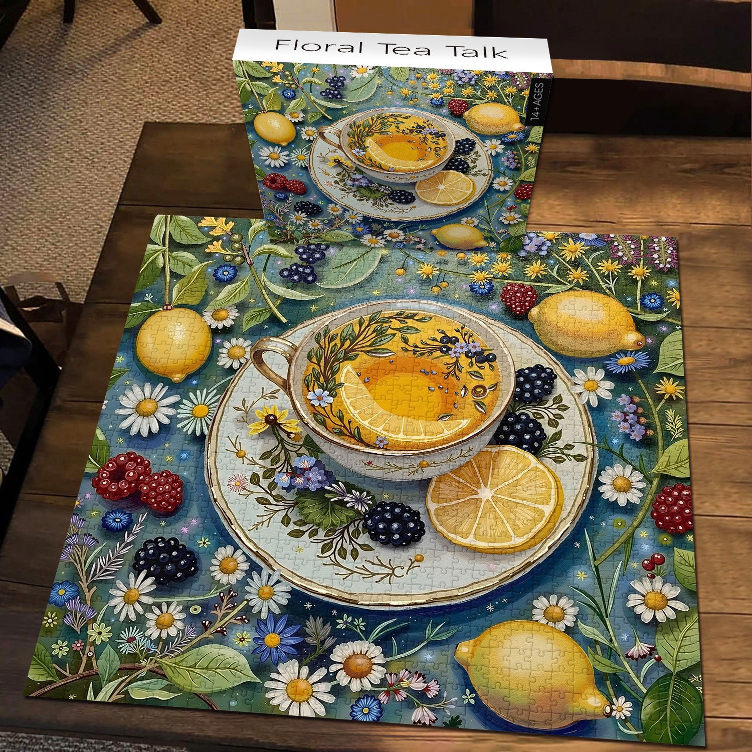 Floral Tea Talk Jigsaw Puzzle 1000 Pieces