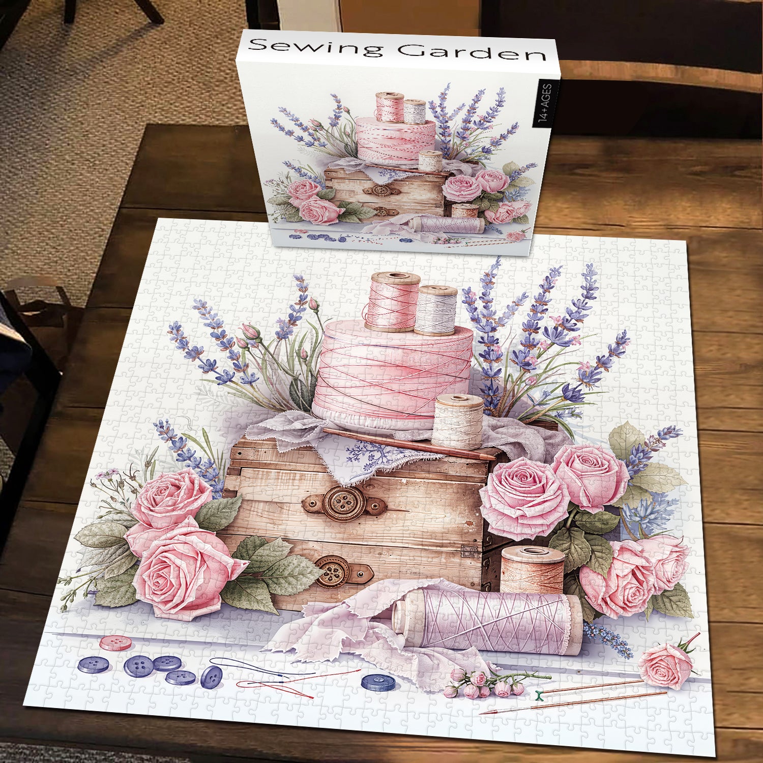 Sewing Garden Jigsaw Puzzle 1000 Pieces