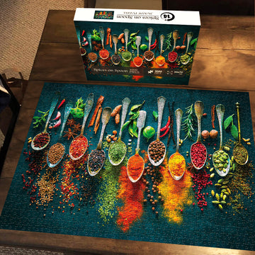 Bboldin® Spice Spoon Jigsaw Puzzle 1000 Pieces