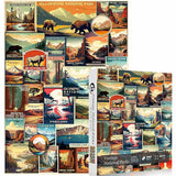 BBOLDIN® Vintage National Parks Puzzle 1000 Stücke