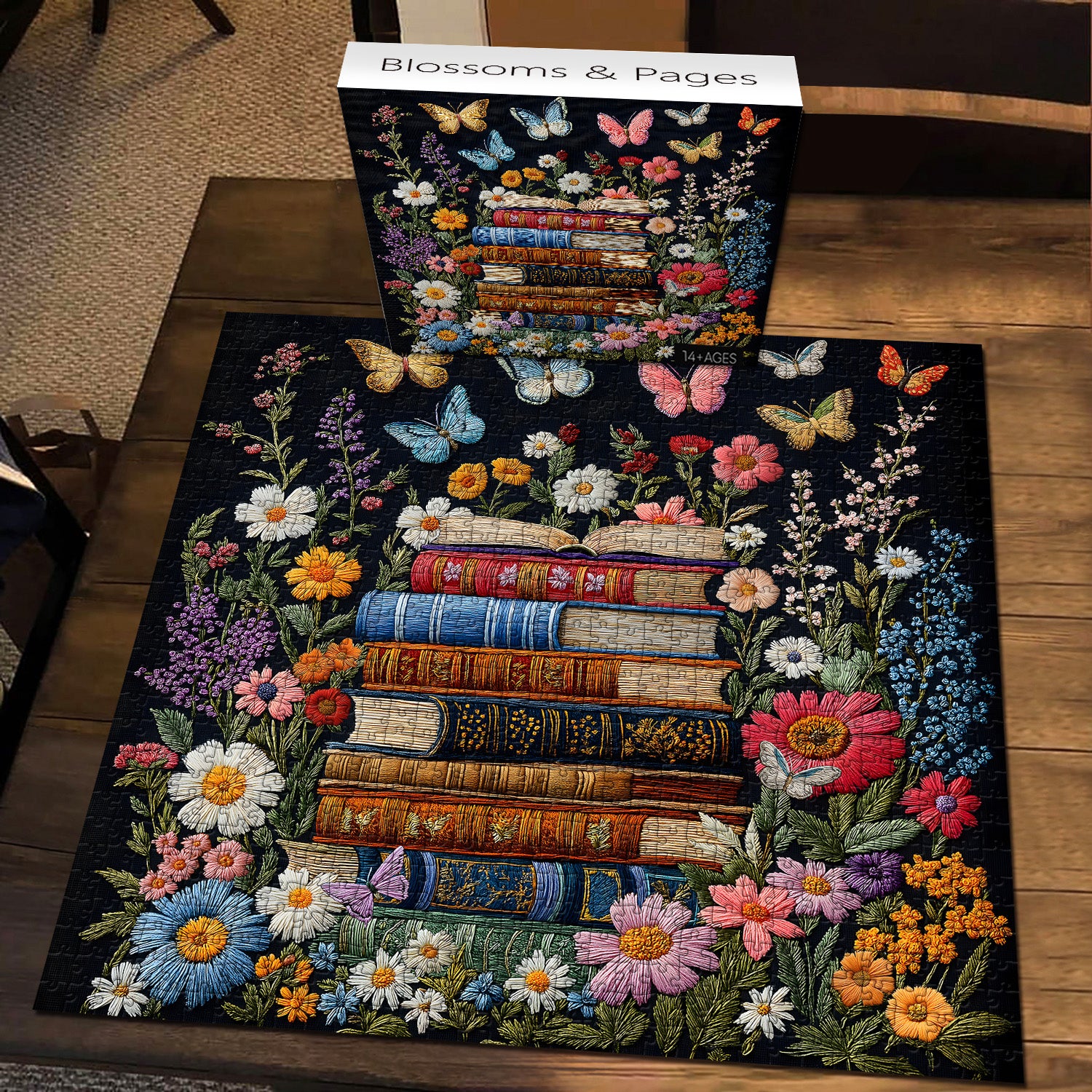 Blossoms & Pages Jigsaw Puzzle 1000 Pieces