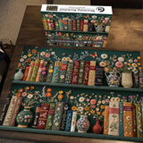 Blooming Bookshelf Jigsaw Puzzle 1000 Pieces