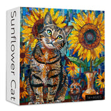 Sonnenblumenkatze Puzzle 1000 Stücke