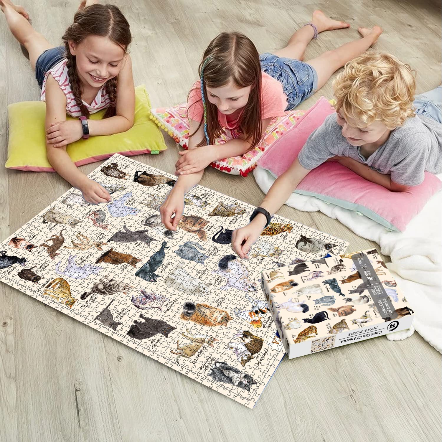 Bboldin® Cutest Cats Jigsaw Puzzle 1000 Pieces