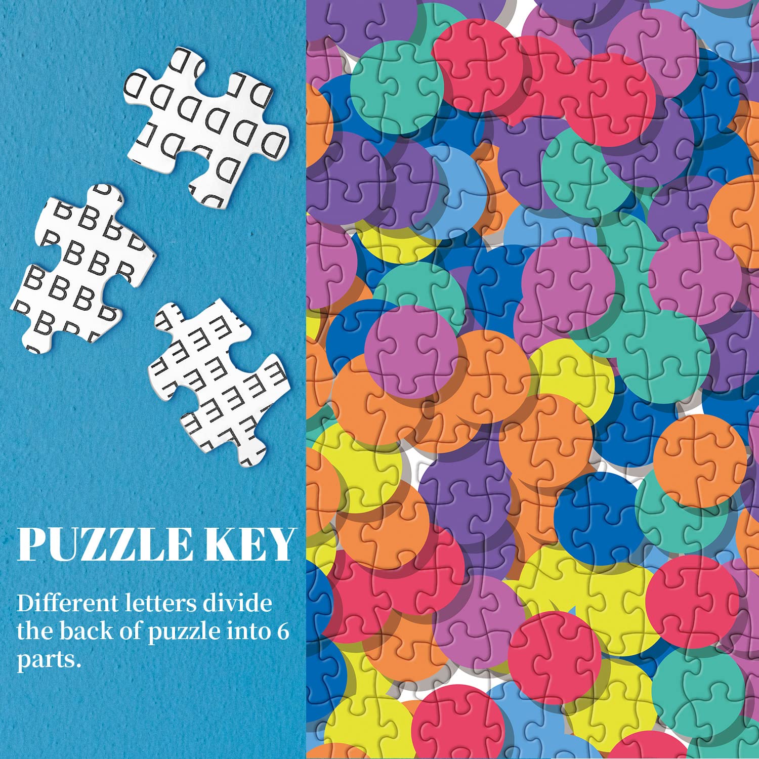 Bboldin® Dots Jigsaw Puzzles 1000 Pieces