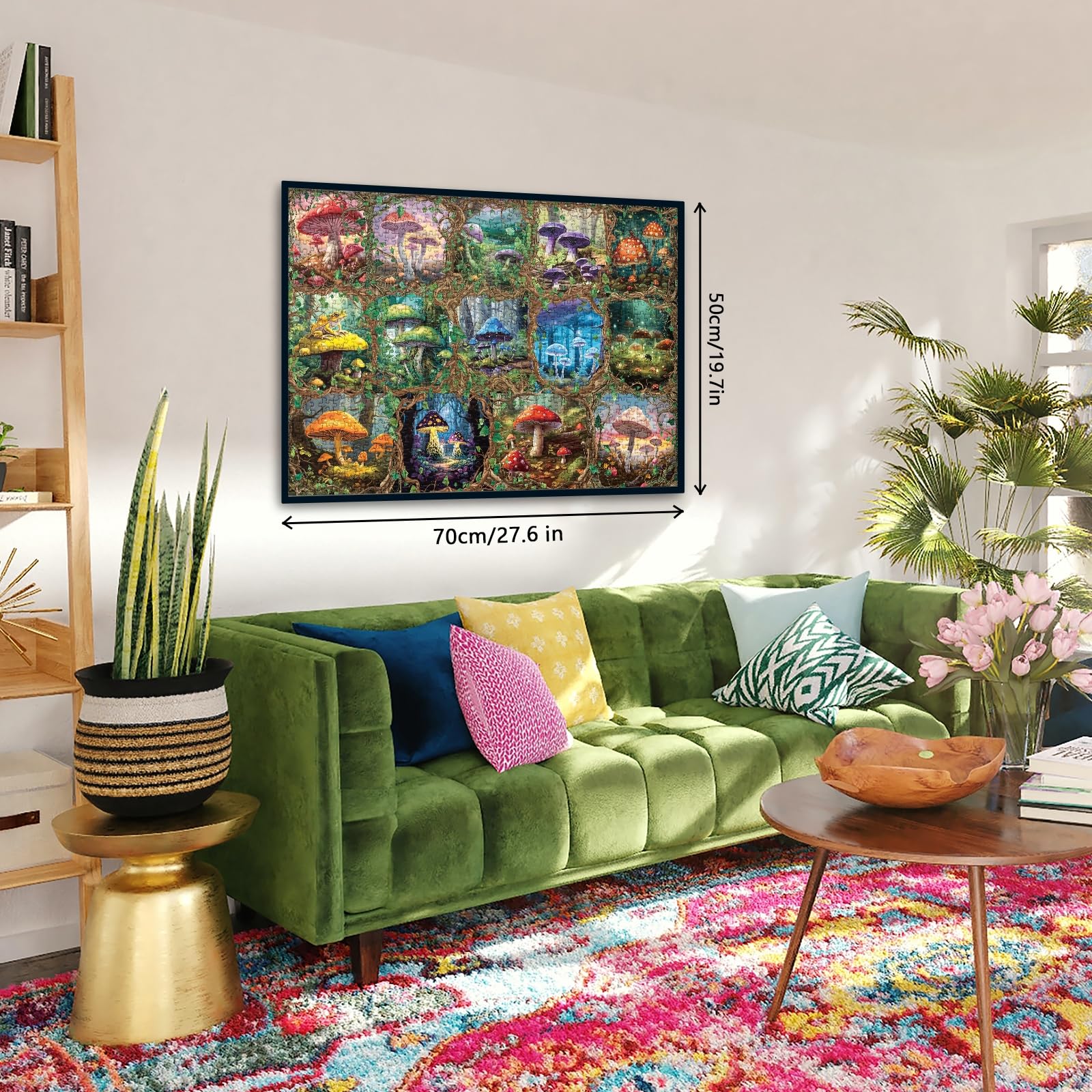 Bboldin® Enchanted Fungi Jigsaw Puzzle 1000 Pieces