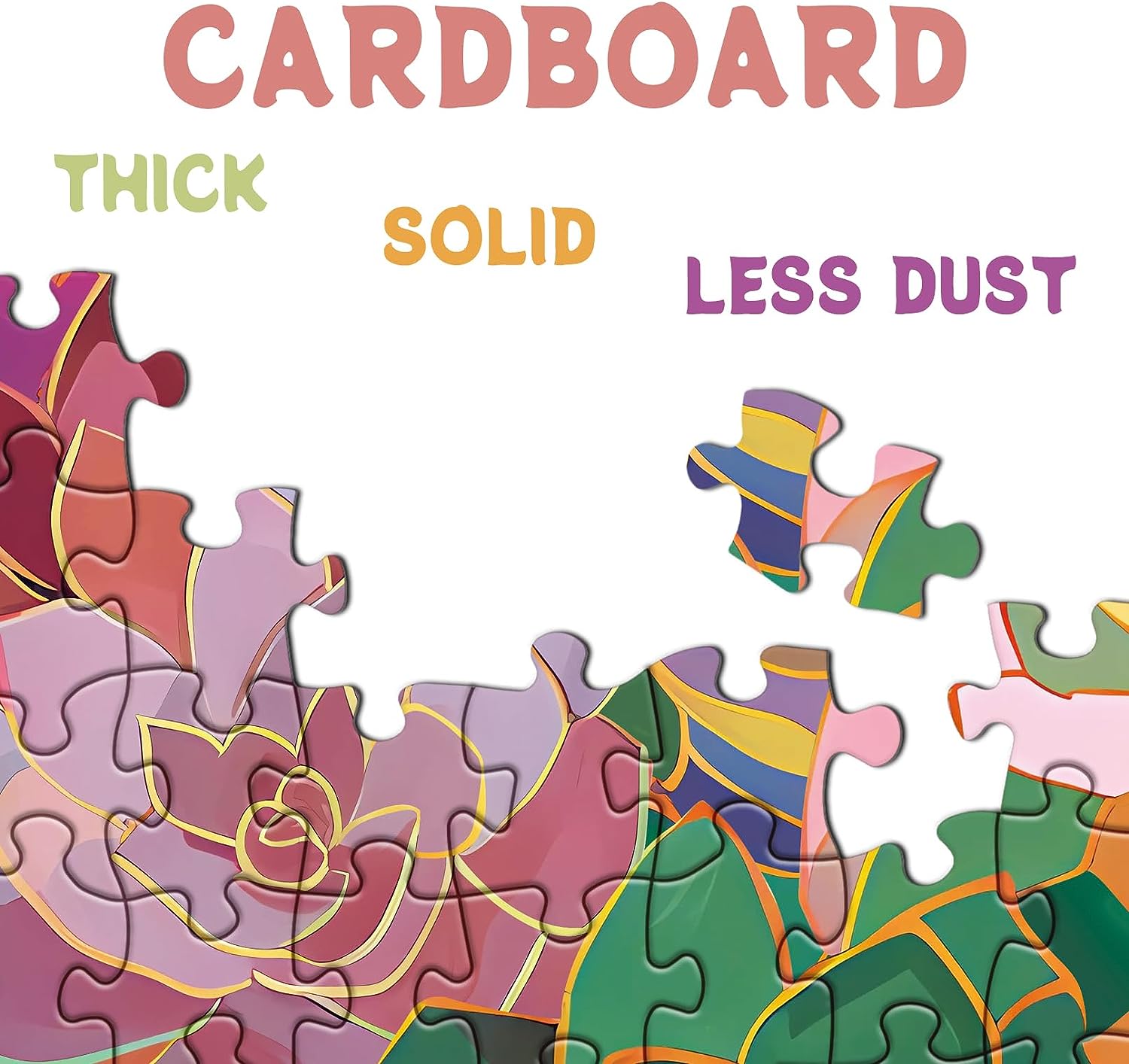 Bboldin® Gradient Succulent Jigsaw Puzzle 1000 Piece