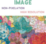 Bboldin® Gradient Succulent Jigsaw Puzzle 1000 Piece