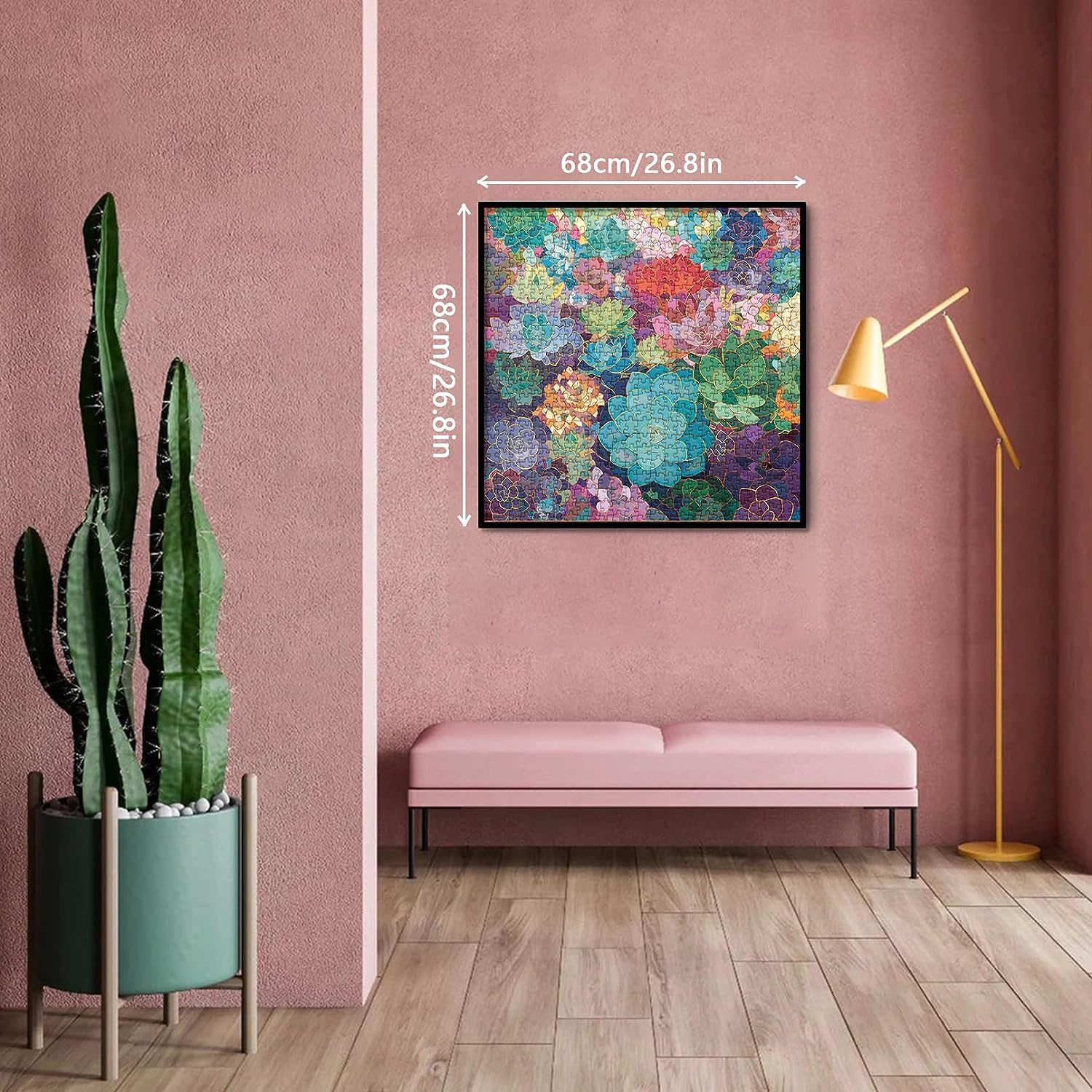 Bboldin® Gradient Succulent Jigsaw Puzzle 1000 Piece
