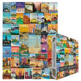 Bboldin® Vintage World Travel Poster Jigsaw Puzzle 1000 Pieces