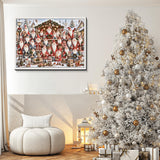 Winter Santa Claus Town Jigsaw Puzzle 1000 Pieces