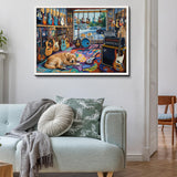 Chill Music Room Jigsaw Puzzle 1000 Pieces