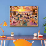 Sunset Meowga Jigsaw Puzzle 1000 Pieces