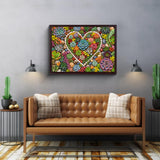Succulent Kaleidoscope Jigsaw Puzzle 1000 Pieces