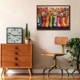 Floral Boots Jigsaw Puzzle 1000 Pieces