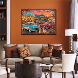 Route 66 Golden Hour Jigsaw Puzzle 1000 Pieces