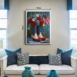Patriotic Boots Jigsaw Puzzle 1000 Pieces