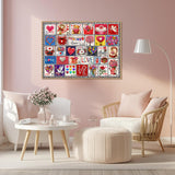 Love Stamp Collection Jigsaw Puzzle 1000 Pieces