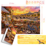 Seine at Sunset Jigsaw Puzzle 1000 Pieces