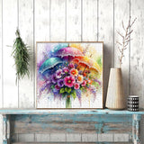 Umbrella Blooms Jigsaw Puzzle 1000 Pieces