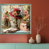 Vintage Floral Hat Jigsaw Puzzle 1000 Pieces