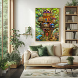 Forest Treehouse Jigsaw Puzzle 1000 Pieces