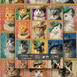 Vintage Cat Collection Jigsaw Puzzle 1000 Pieces