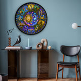 Stained Glass Zodiac Jigsaw Puzzle 1000 Pieces