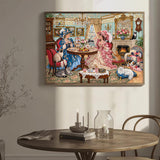 Tea, Hats & Cats Jigsaw Puzzle 1000 Pieces