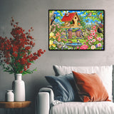 Birdhouse Bliss Jigsaw Puzzle 1000 Pieces