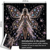 Gemstone Fairy Silhouette Jigsaw Puzzle 1000 Pieces
