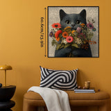 Flower Cat Jigsaw Puzzle 1000 Pieces