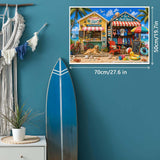 Tropical Beach Shack Jigsaw Puzzle 1000 Pieces